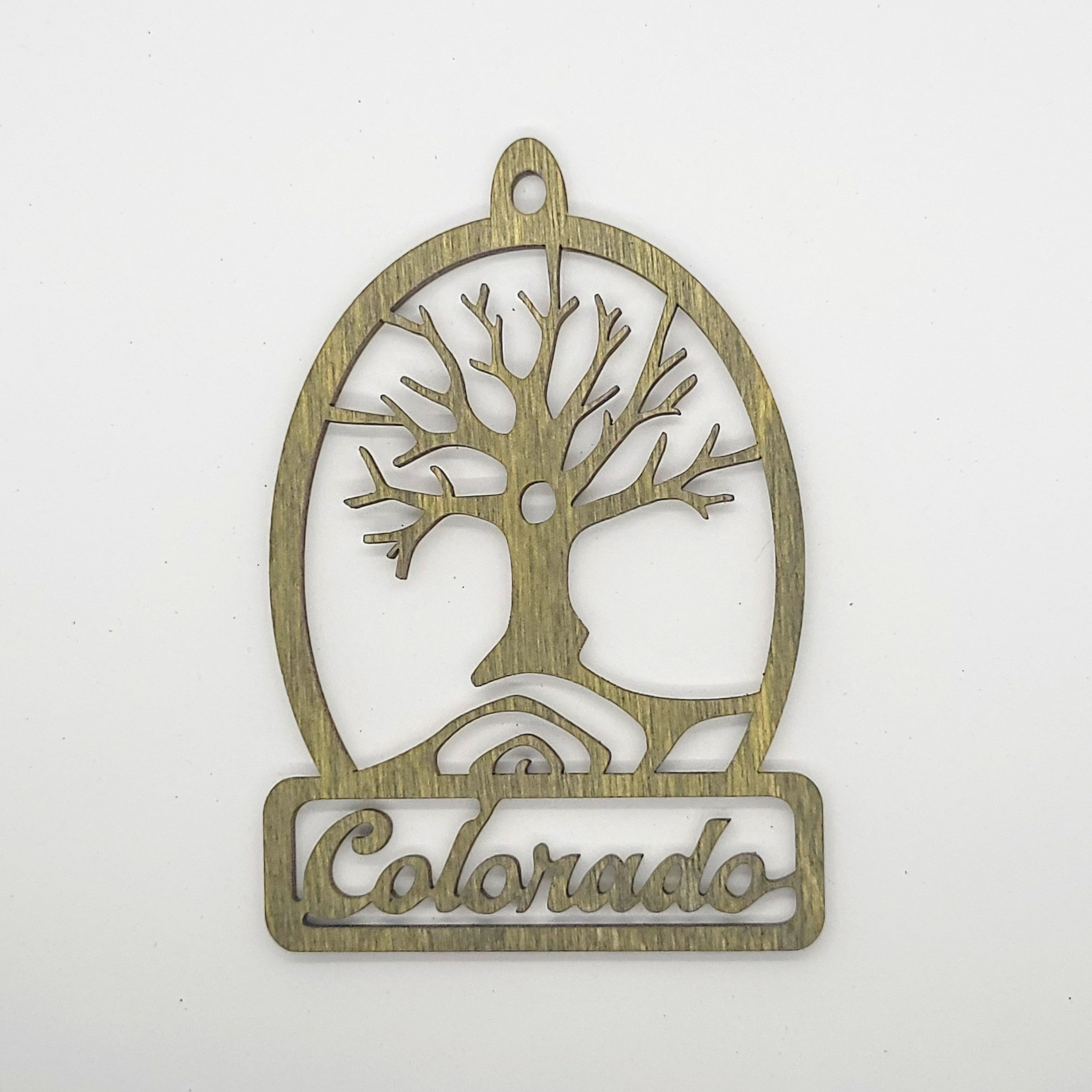 Colorado Spiral Tree Ornament
