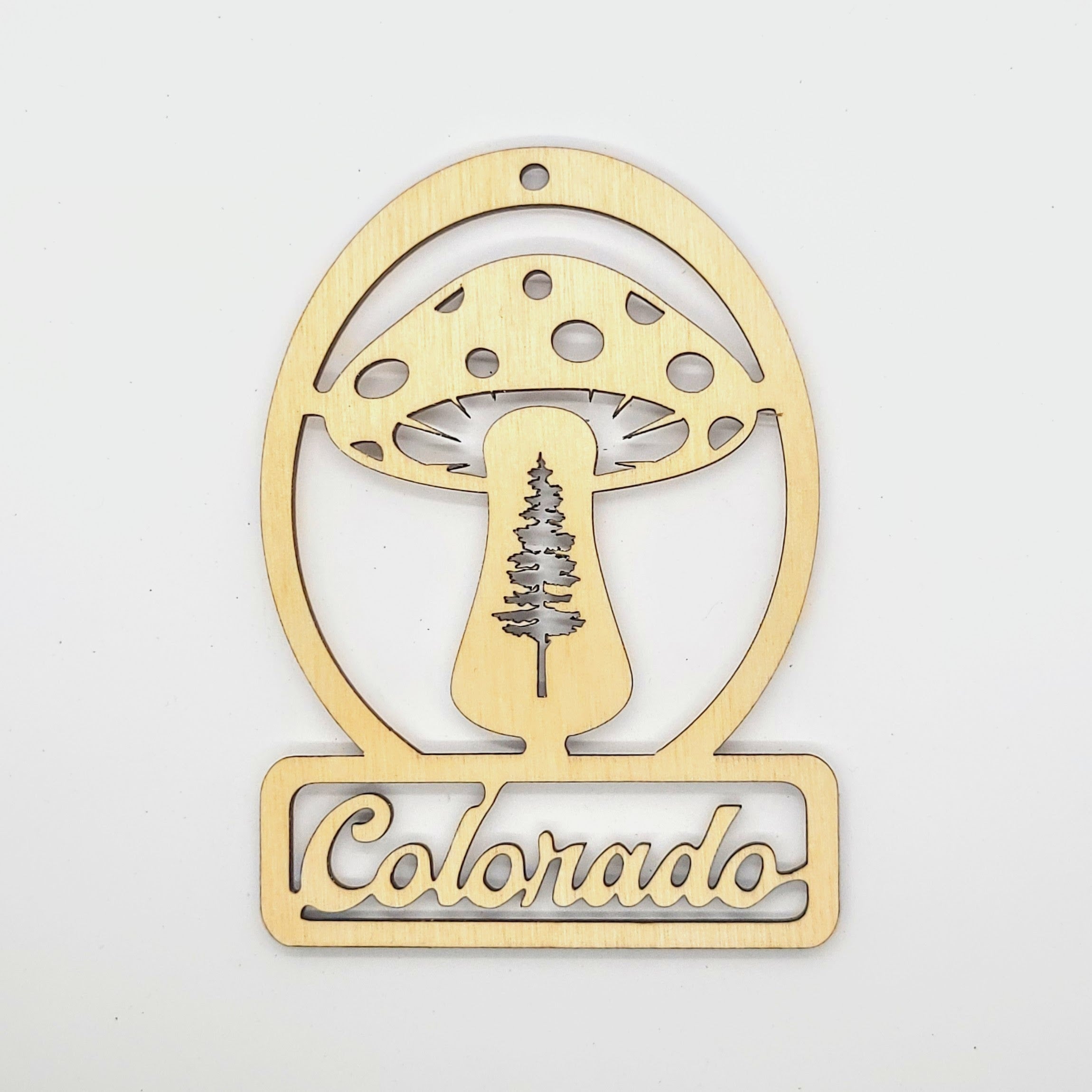 Colorado Mushroom Ornament