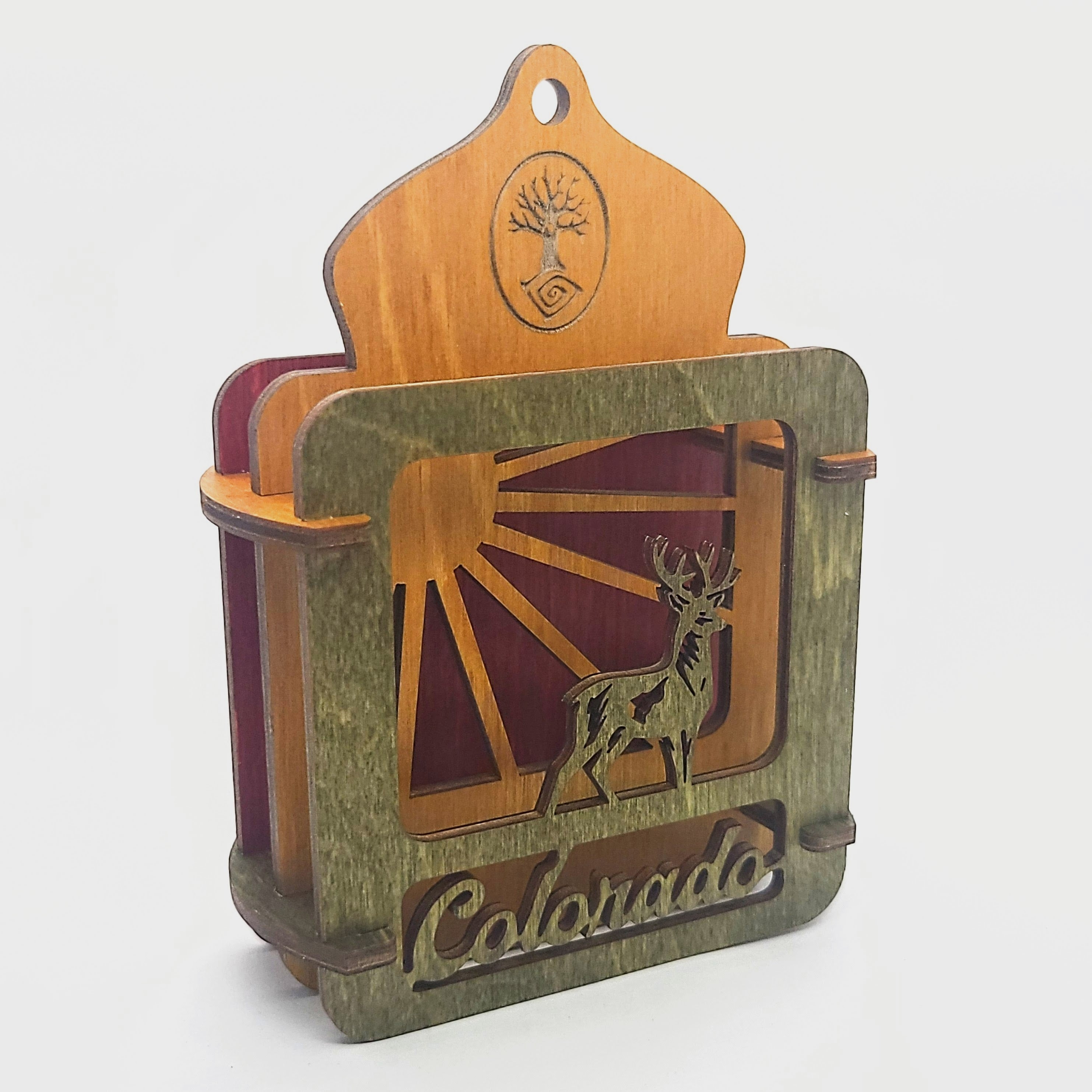 Colorado Stag Tri-Layer Ornament