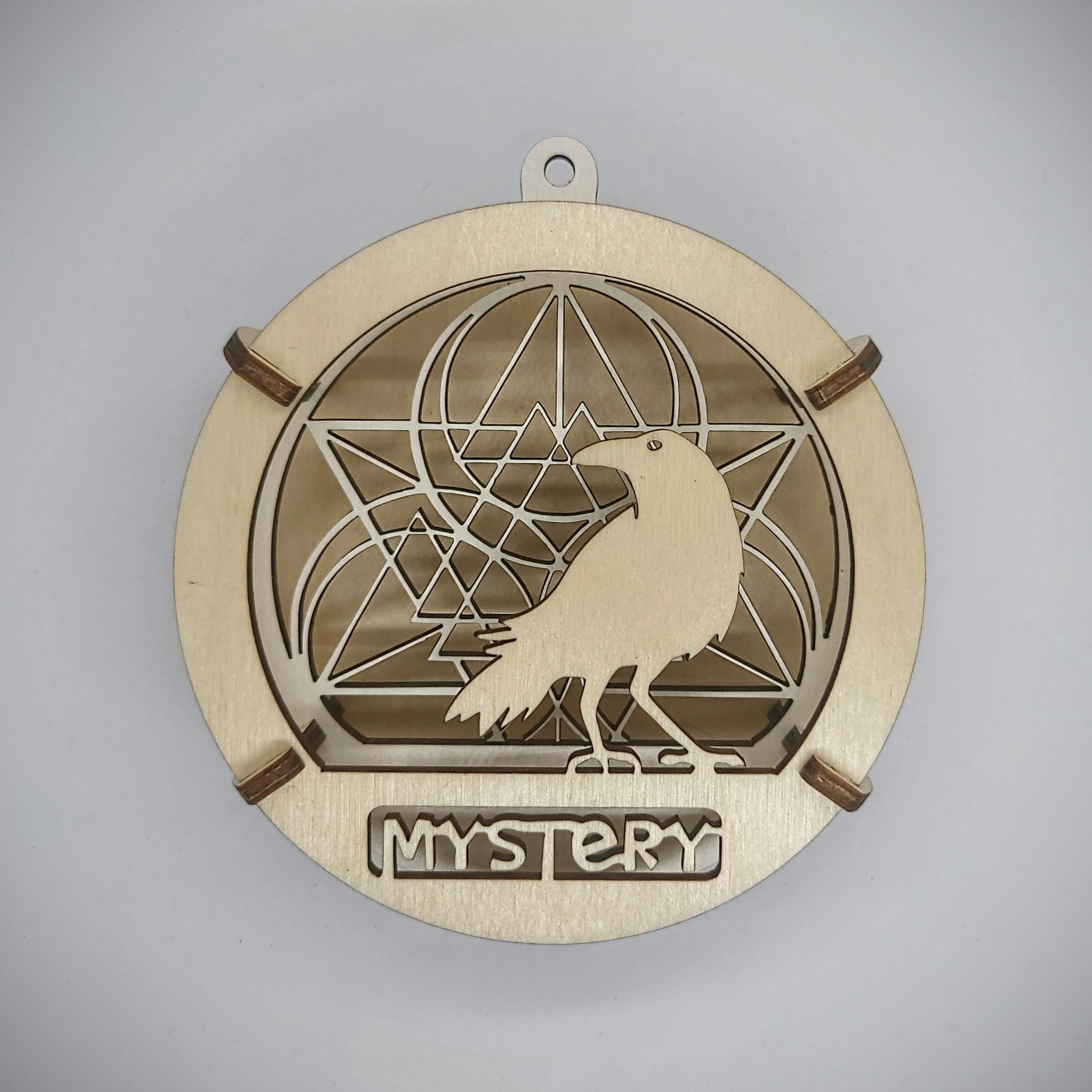 Mystery Raven Tri-Layer Ornament