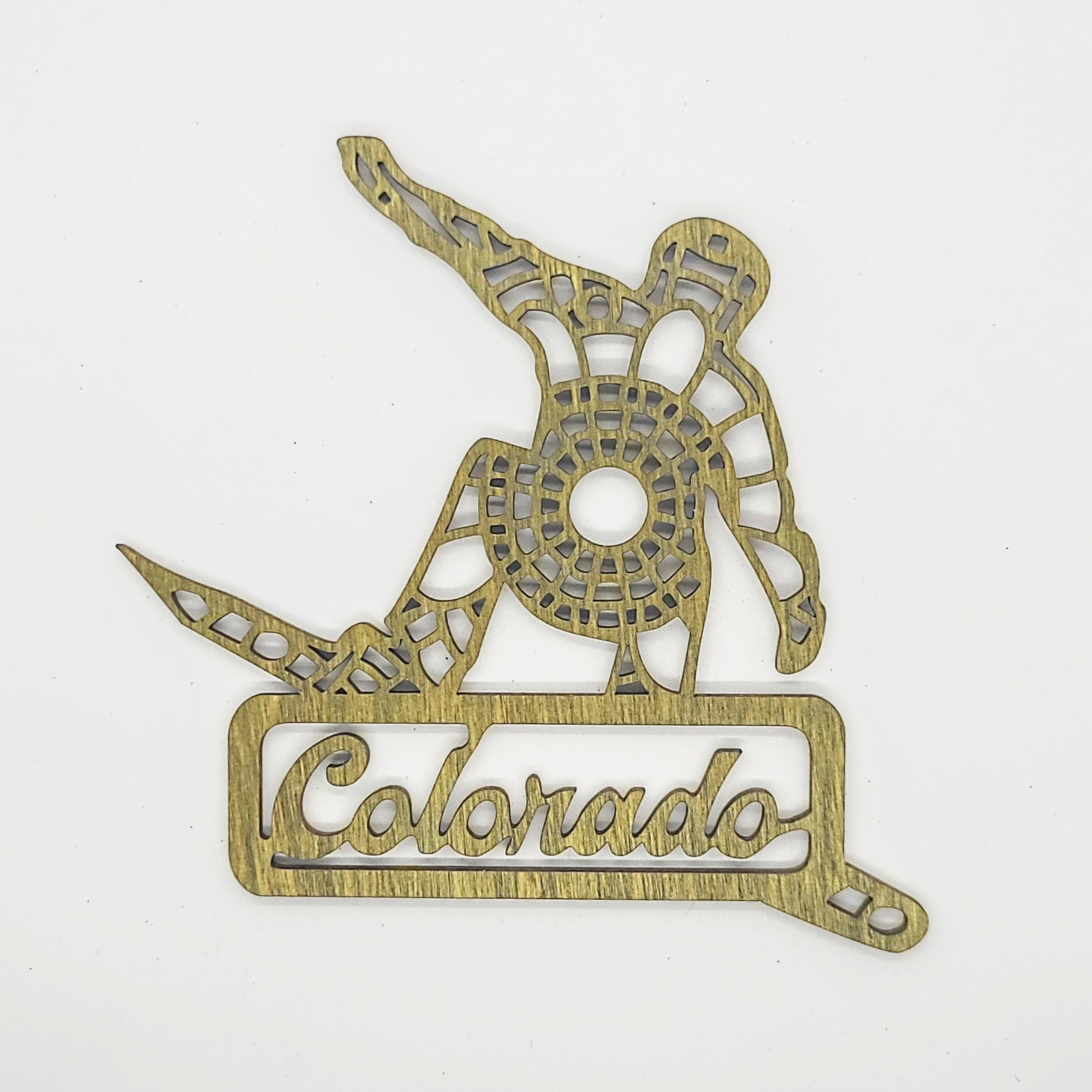 Colorado Snowboarder Ornament